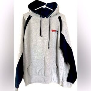 AMSOIL hooded sweatshirt with drawstring. Men’s size Large.